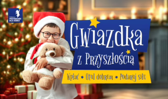 Ogrzej się świąteczną empatią i zobacz, jak łatwo można zacząć zaczarowywać świat! To idealny czas, by wspólnie zebrać 120 000 zł na kluczową pomoc w leczeniu i rehabilitacji.